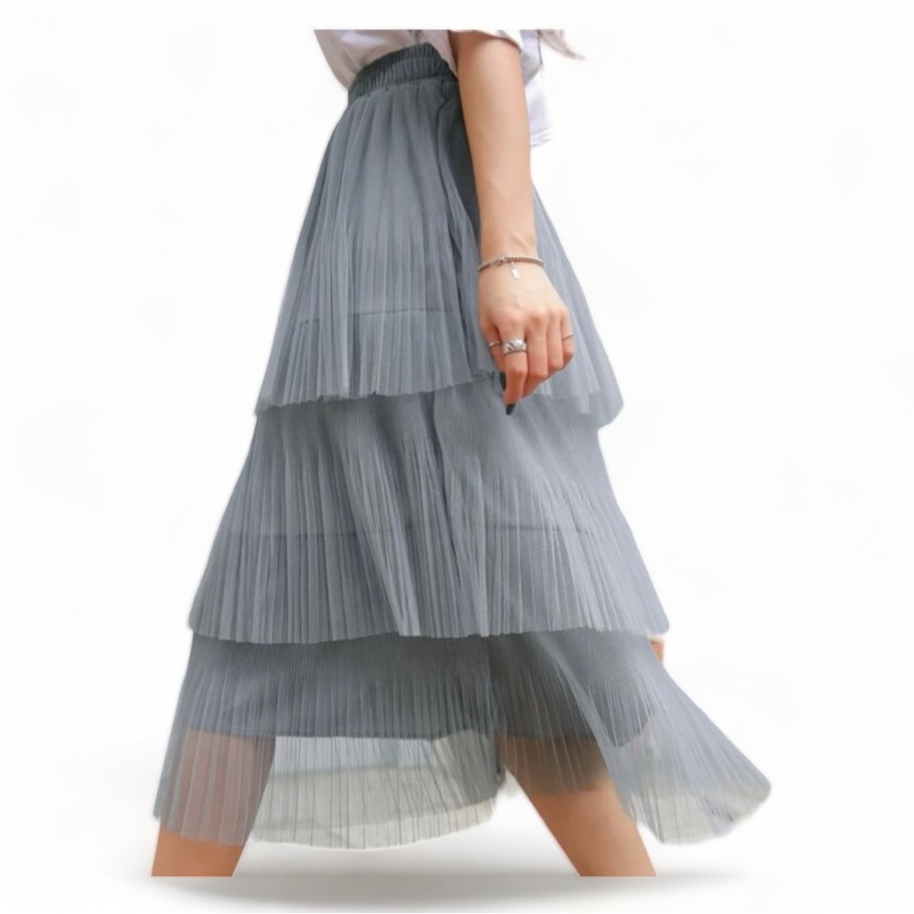 Shein Mesh Layered Skirt